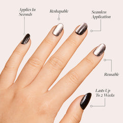 Glamnetic étui rangement pour ongles, transport pratique et rangement sûr.