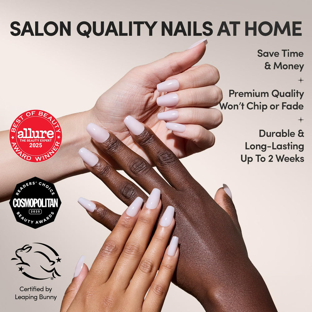 Kit Glamnetic de 30 ongles, 15 tailles pour un ajustement personnalisé.