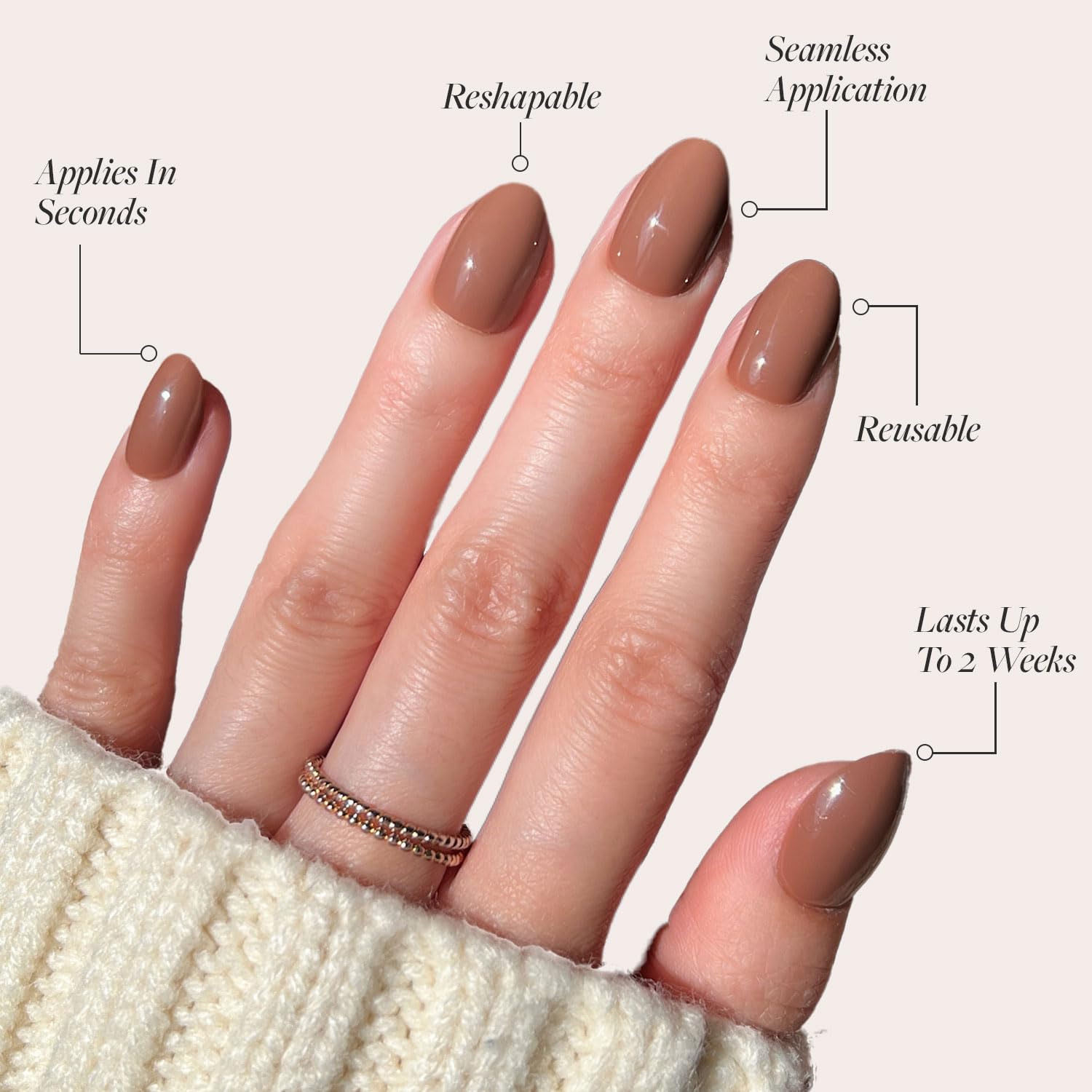 Lime double-face Glamnetic pour ponçage précis des ongles.