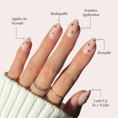 Complete Glamnetic nail kit with 30 nails and sizing options
