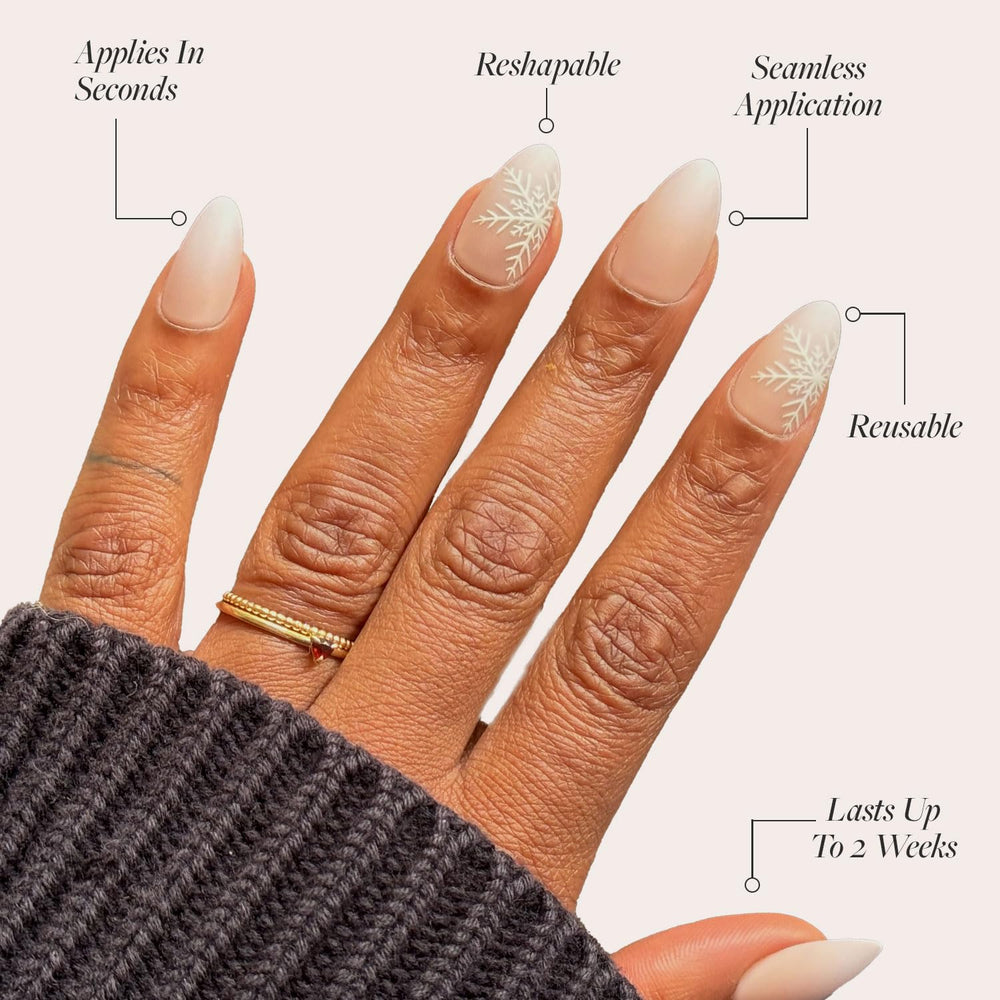 Glamnetic Ongles amande courts, confortables et polyvalents.