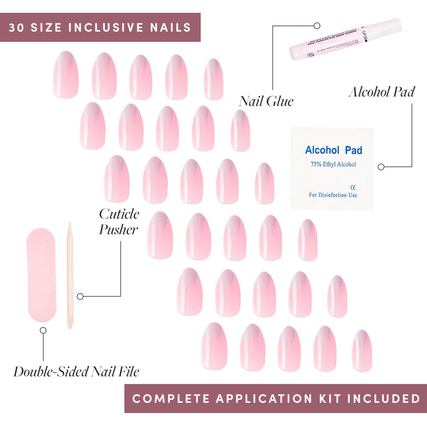 Glamnetic Winter Storm: boîte de rangement incluse et outils pour une utilisation pratique et durable.