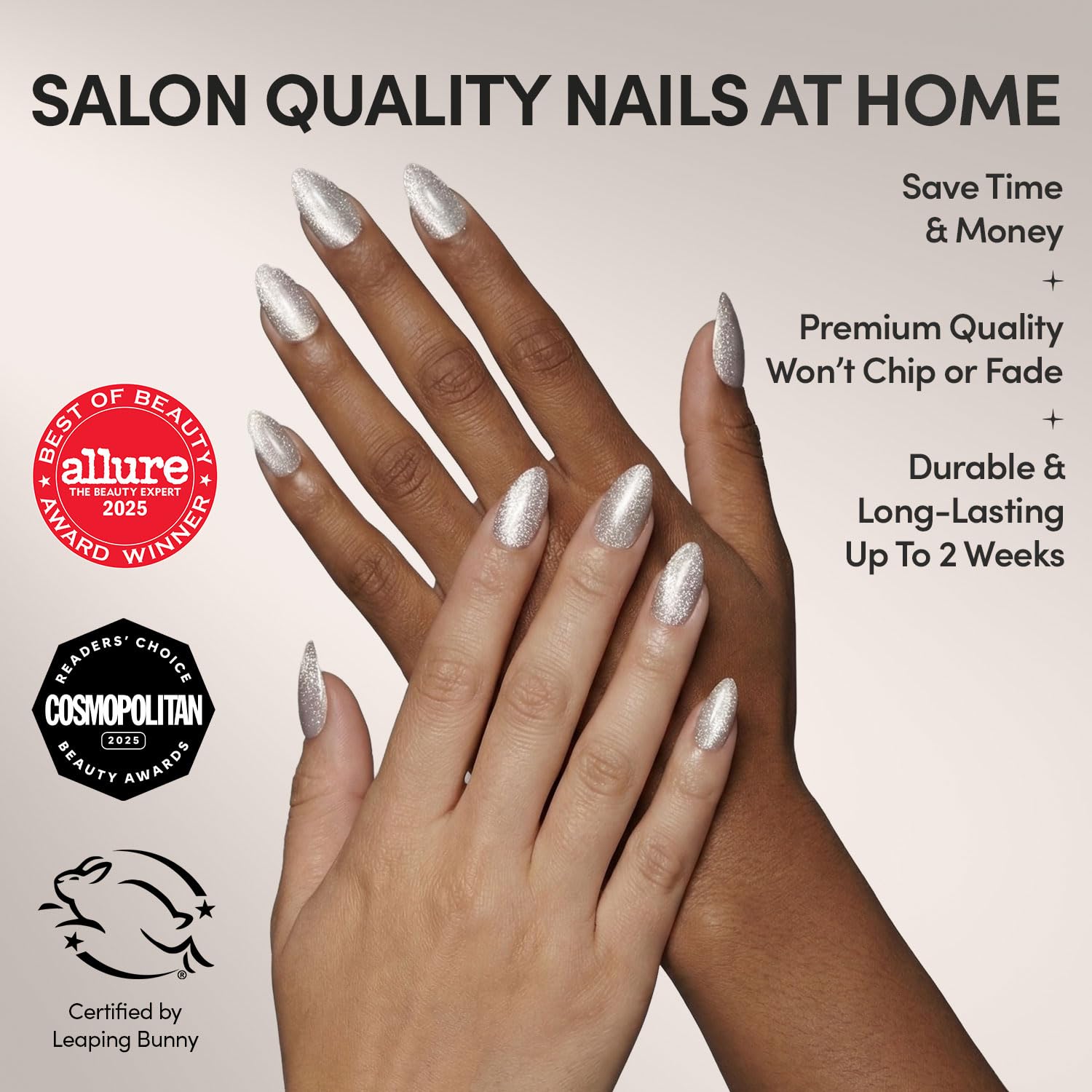 Glamnetic Oslo – boîte de rangement incluse pour garder vos ongles organisés.