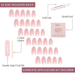 Glamnetic Pinch Me — ensemble complet avec colle et lime double-face.