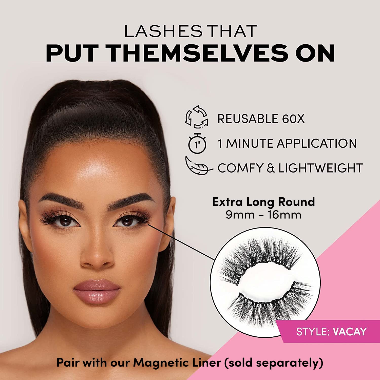 Glamnetic Vacay magnetic eyelash case keeps lashes safe between wears.