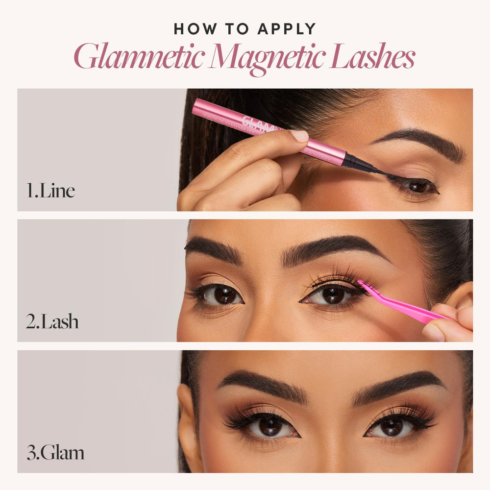 Glamnetic Vacay universal eye width with a 2.9 cm band fits most eyes.