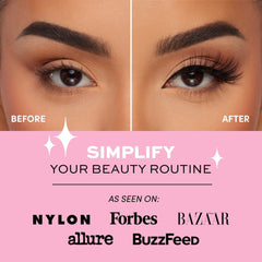 Glamnetic Vacay vegan faux mink lashes feel lightweight and fluffy.