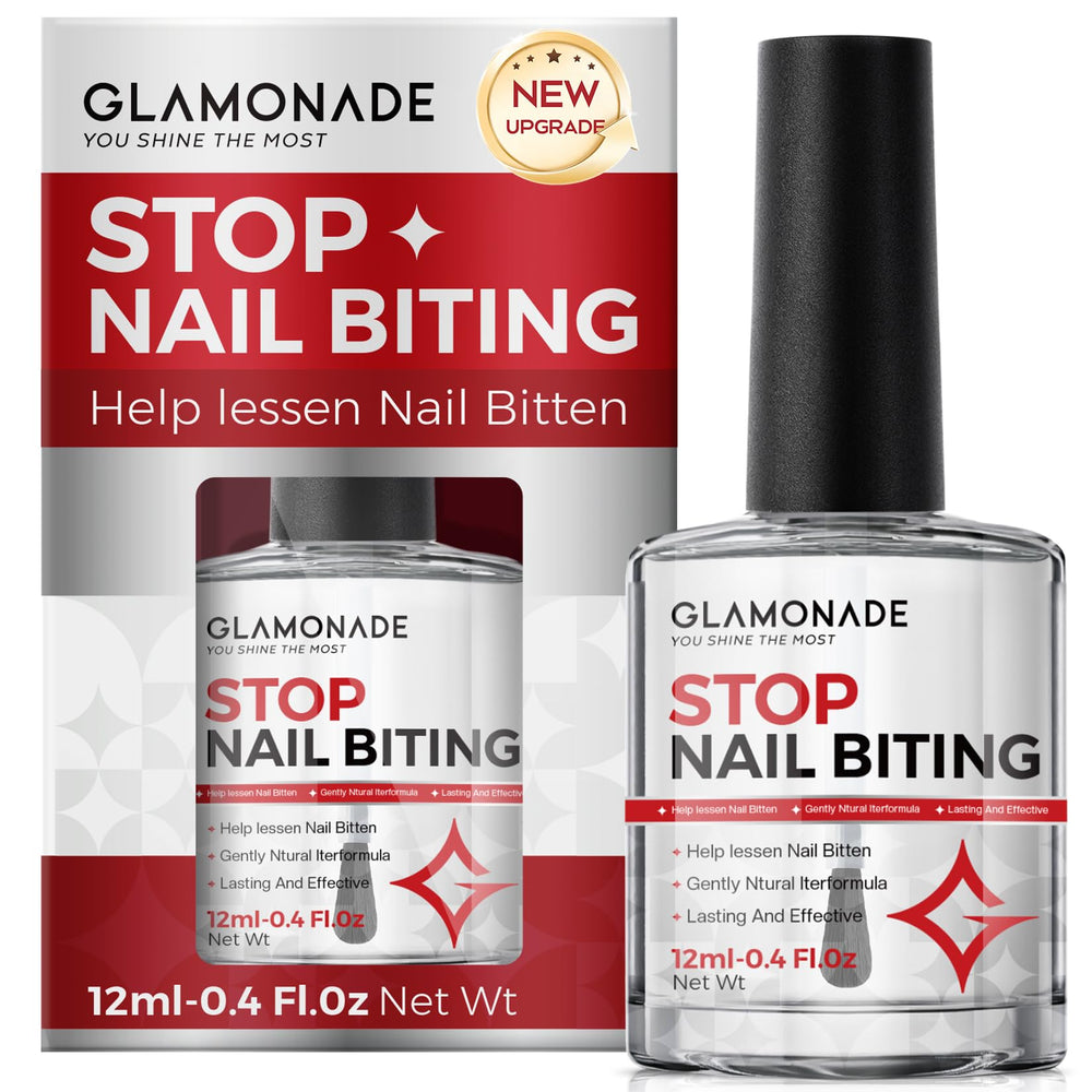 Glamonade vernis anti-mordillage en flacon, prévention efficace pour les ongles