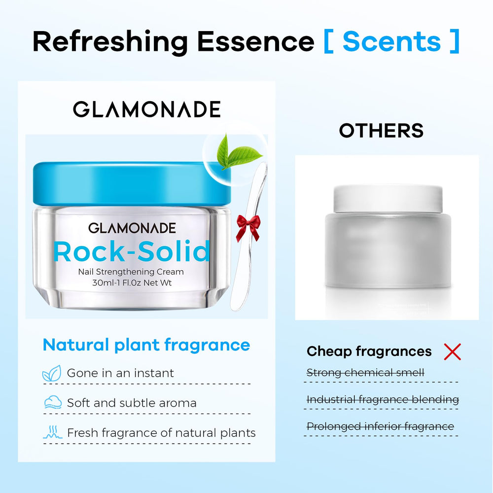 Glamonade brillance-ongles: apparence plus brillante après application.