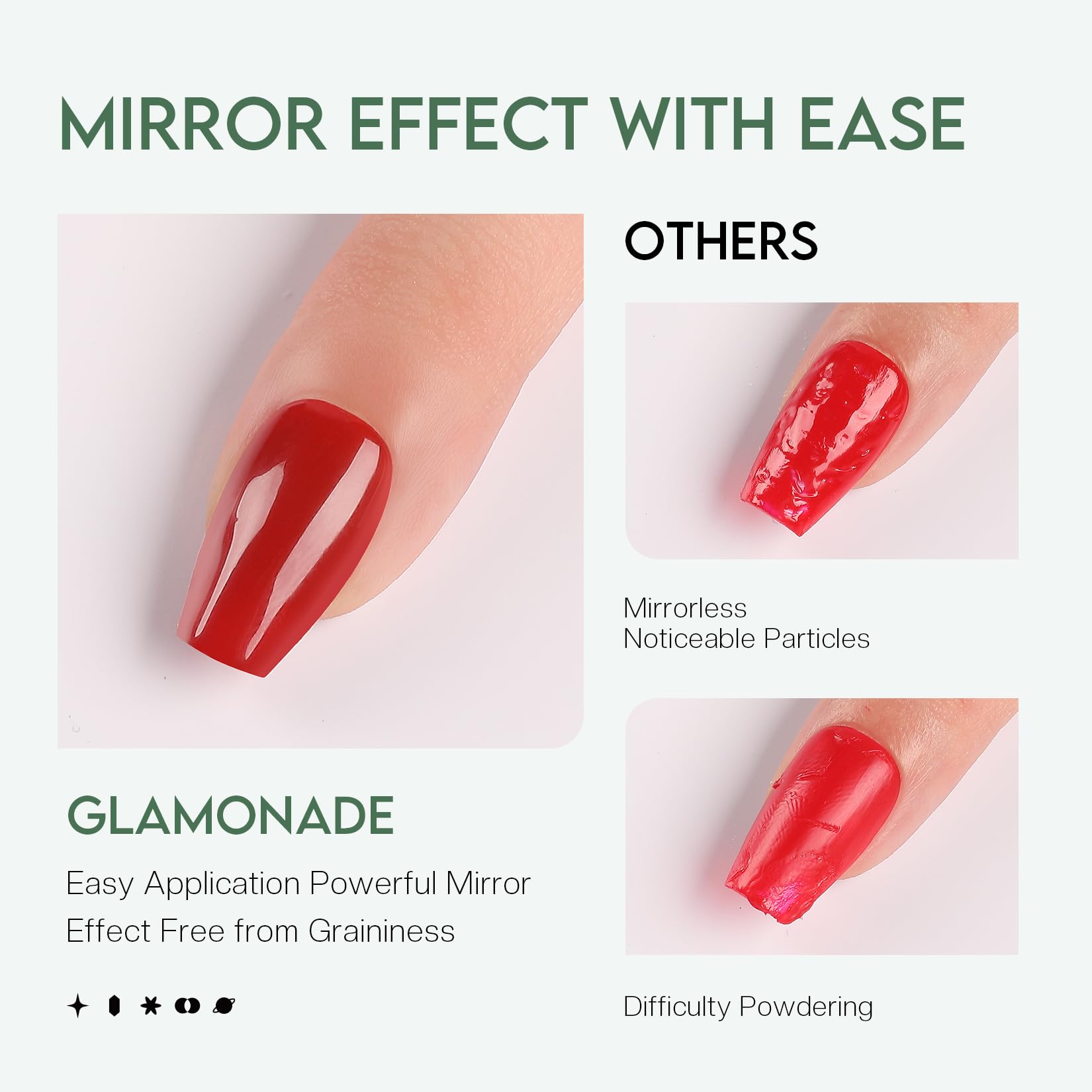 Glamonade: couche de finition claire, fini brillant longue durée sur les ongles