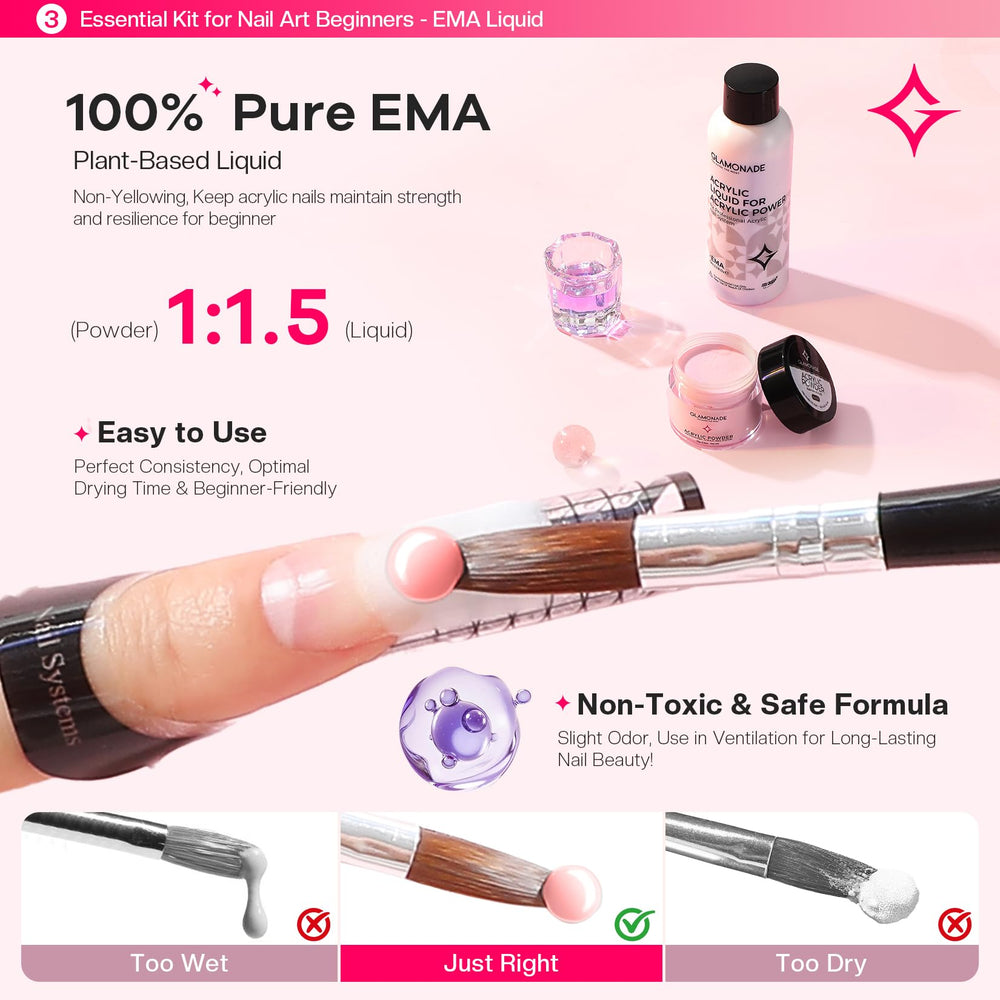 Glamonade embouts ongles 240, pour un rendu net et uniforme.