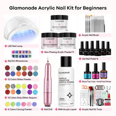 Glamonade formule hypoallergenique avec keratine, vitamine E et ricin pour nourrir les ongles.