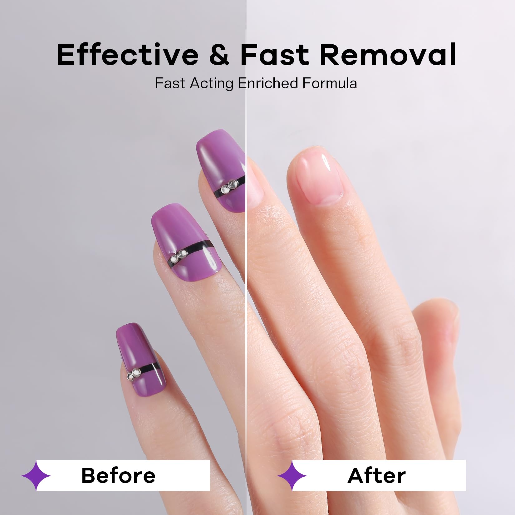 Glamonade professional salon setup featuring remover and tools.