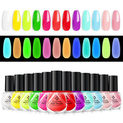 Glamonade vernis néon orange fluo – éclat intense pour Halloween et fêtes