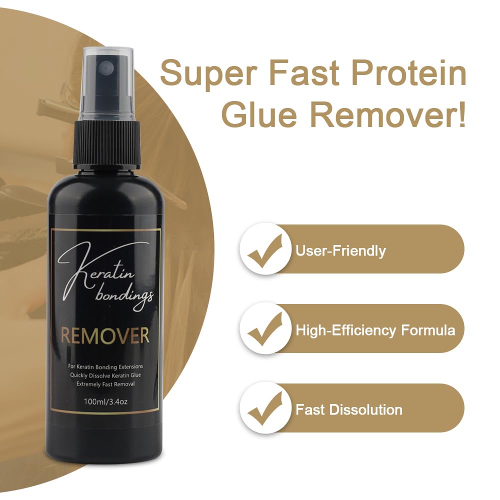 GlamorDove dissolvant adhésifs keratine action rapide sur extensions