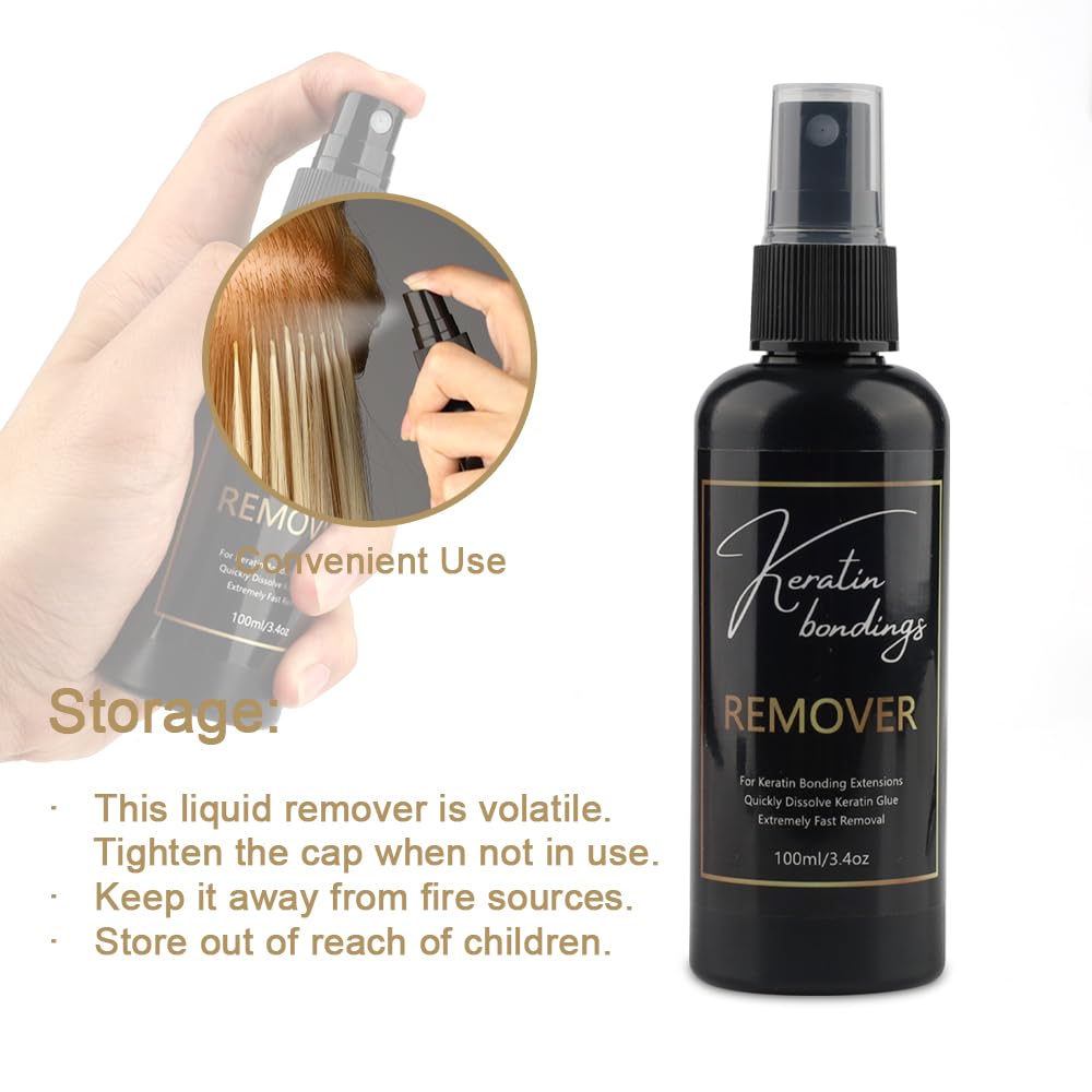 GlamorDove nettoyant extensions keratine retire les résidus sans abîmer