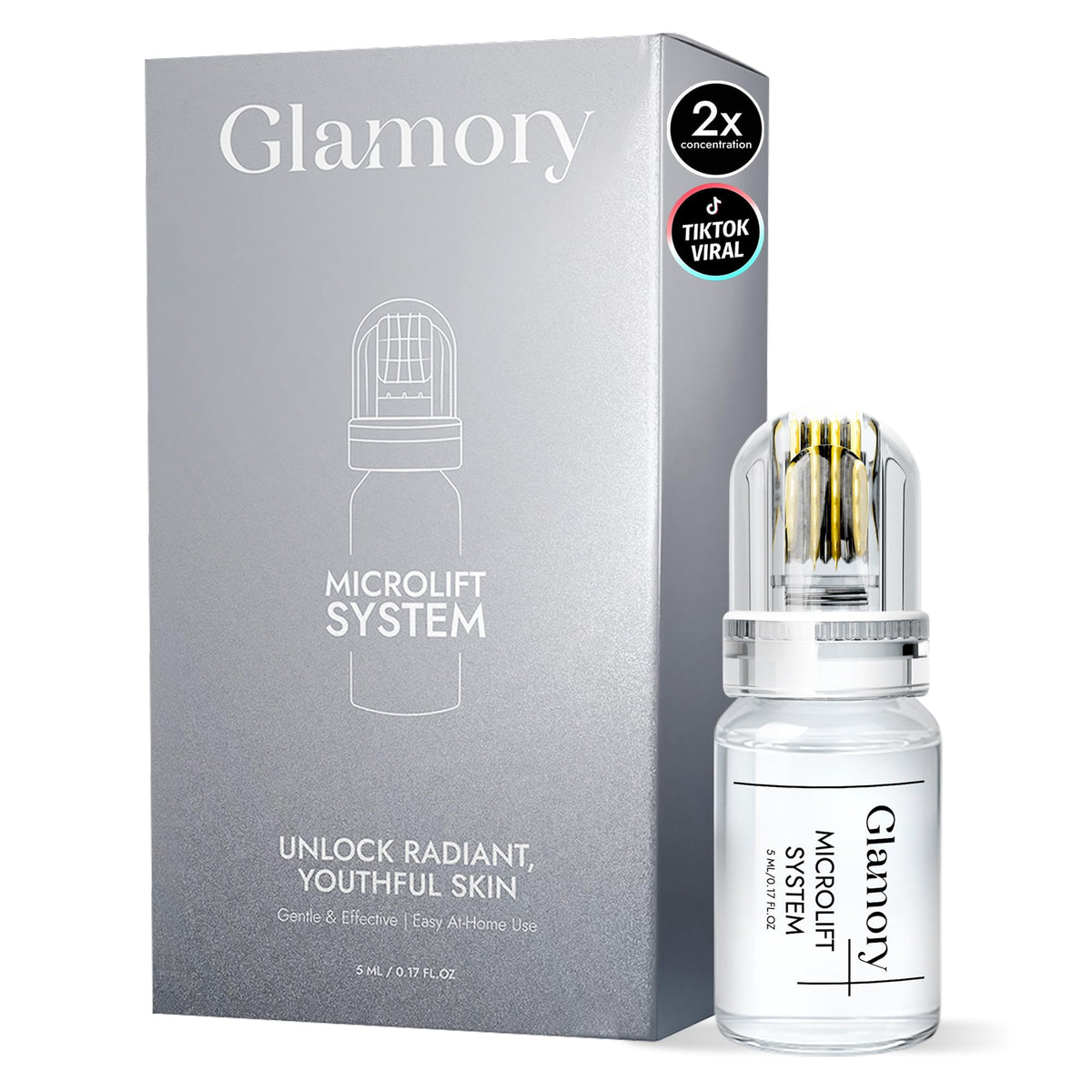 Glamory kit infusion visage 0,25 mm aiguille pour hydratation à domicile.