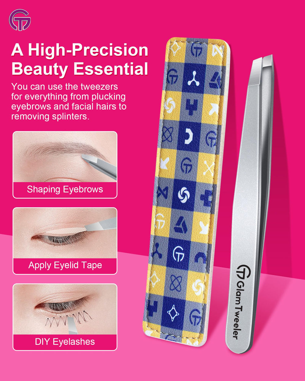 GlamTweeler Usage polyvalent pour visage et corps.