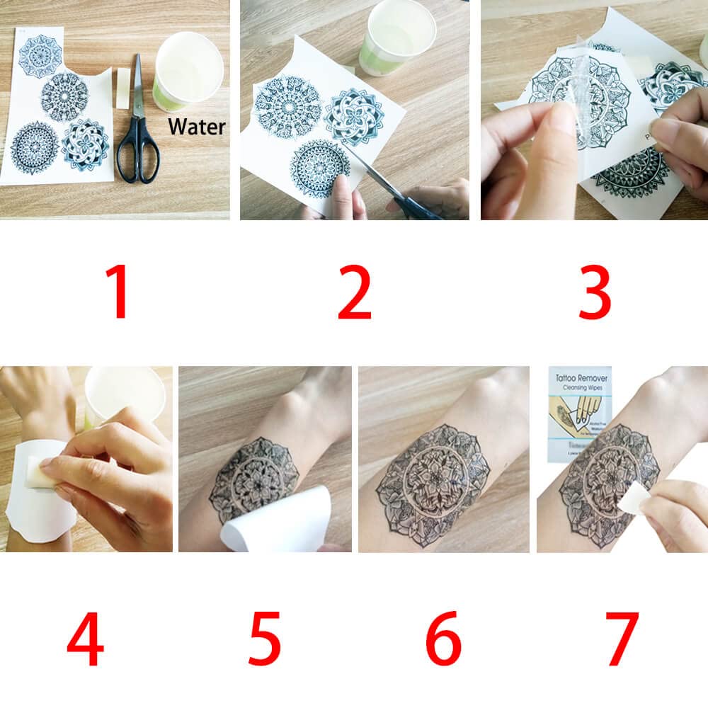 Tatouage temporaire Glaryyears: parfait pour plage et festivals, résistant à l'eau.