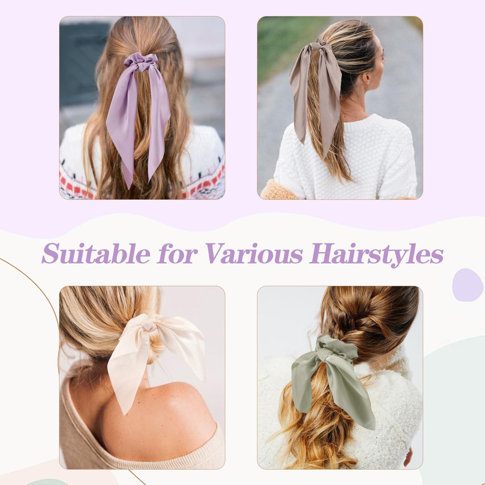 Accessoire cheveux satin Glaudmeiss, cadeau idéal pour fête ou quotidien.