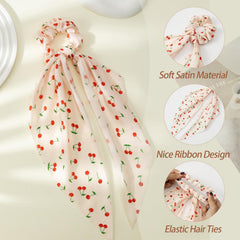 Texture soie douce du chouchou Glaudmeiss cerise rose pour le quotidien