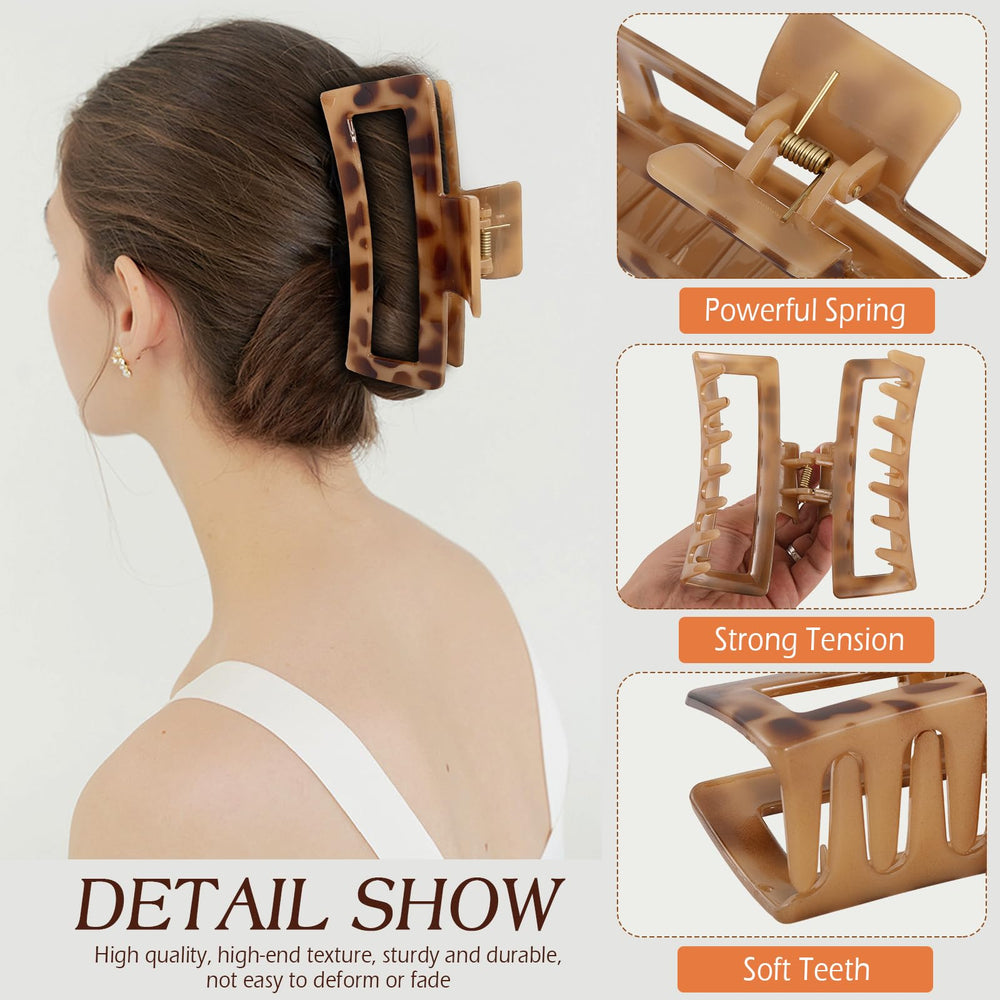 Clip Glaudmeiss pour cheveux bouclés et longs, pratique.