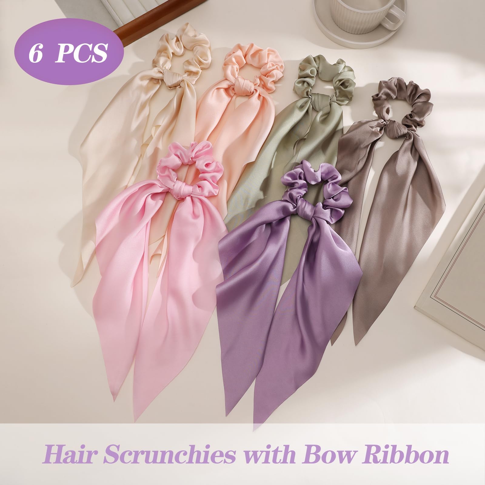 Noeud satin Glaudmeiss, parfait sur cheveux lisses ou bouclés.