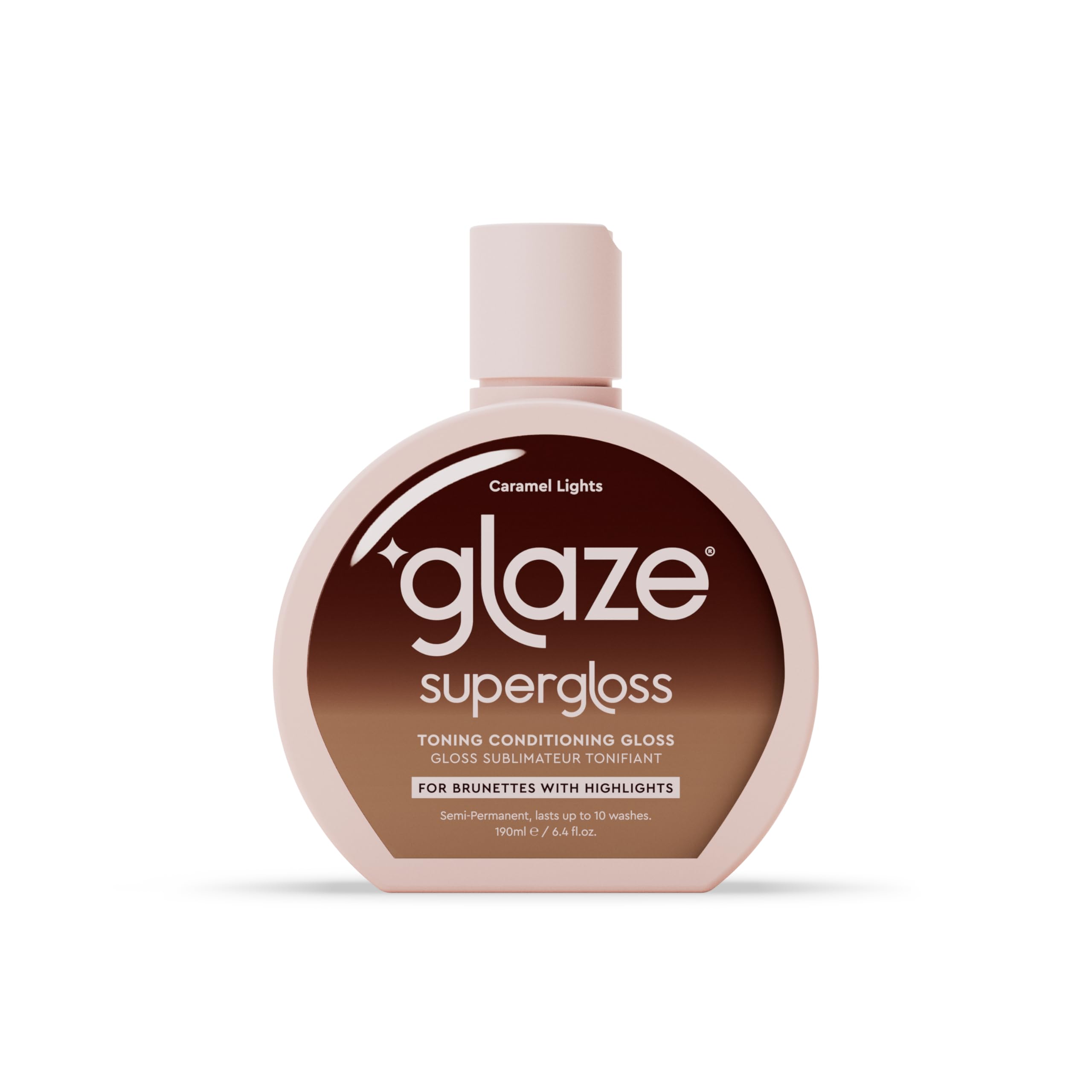 Glaze Super Gloss Caramel Lights – bouteille prête pour une application fluide et précise.