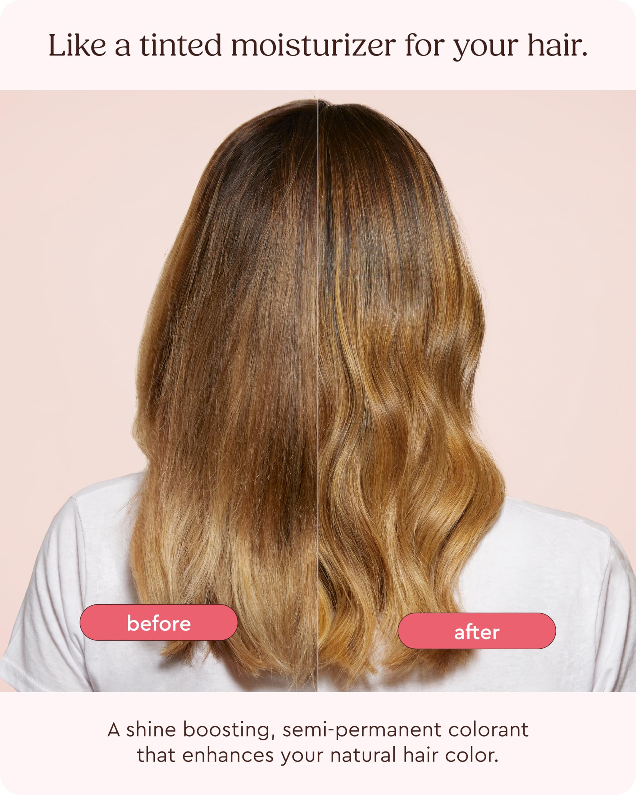 Glaze Super Gloss Caramel Lights – crème appliquée pour nourrir les longueurs en douceur.