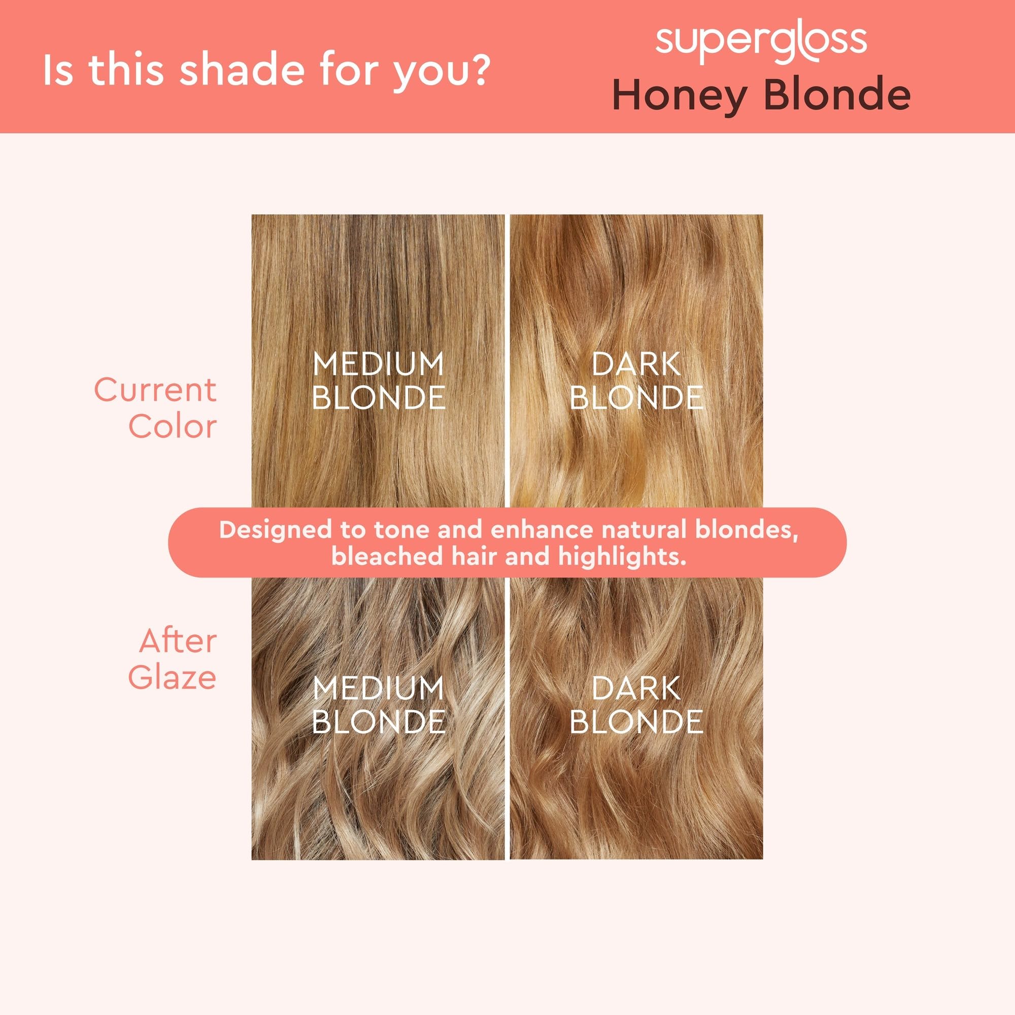 Glaze Super Gloss – sans sulfates ni ammoniaque pour cheveux sains.