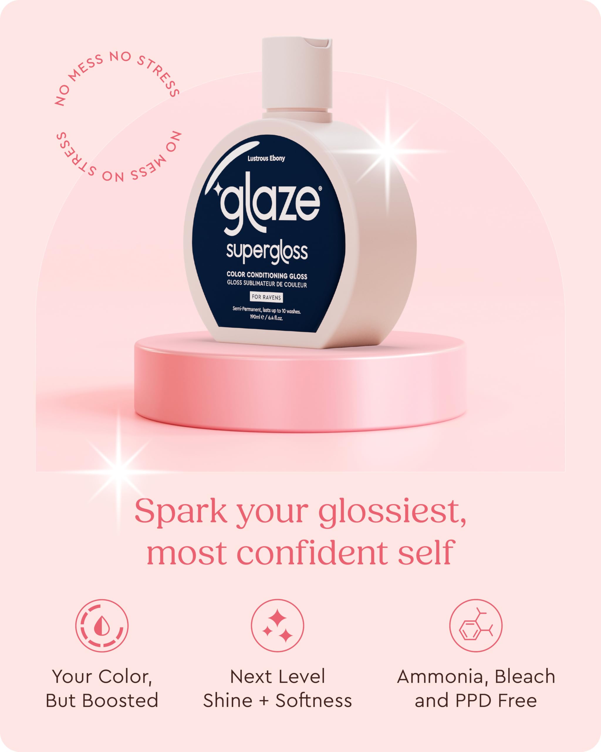 Glaze Supergloss s’applique facilement pour déposer le pigment en surface.