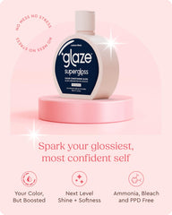 Glaze Supergloss s’applique facilement pour déposer le pigment en surface.