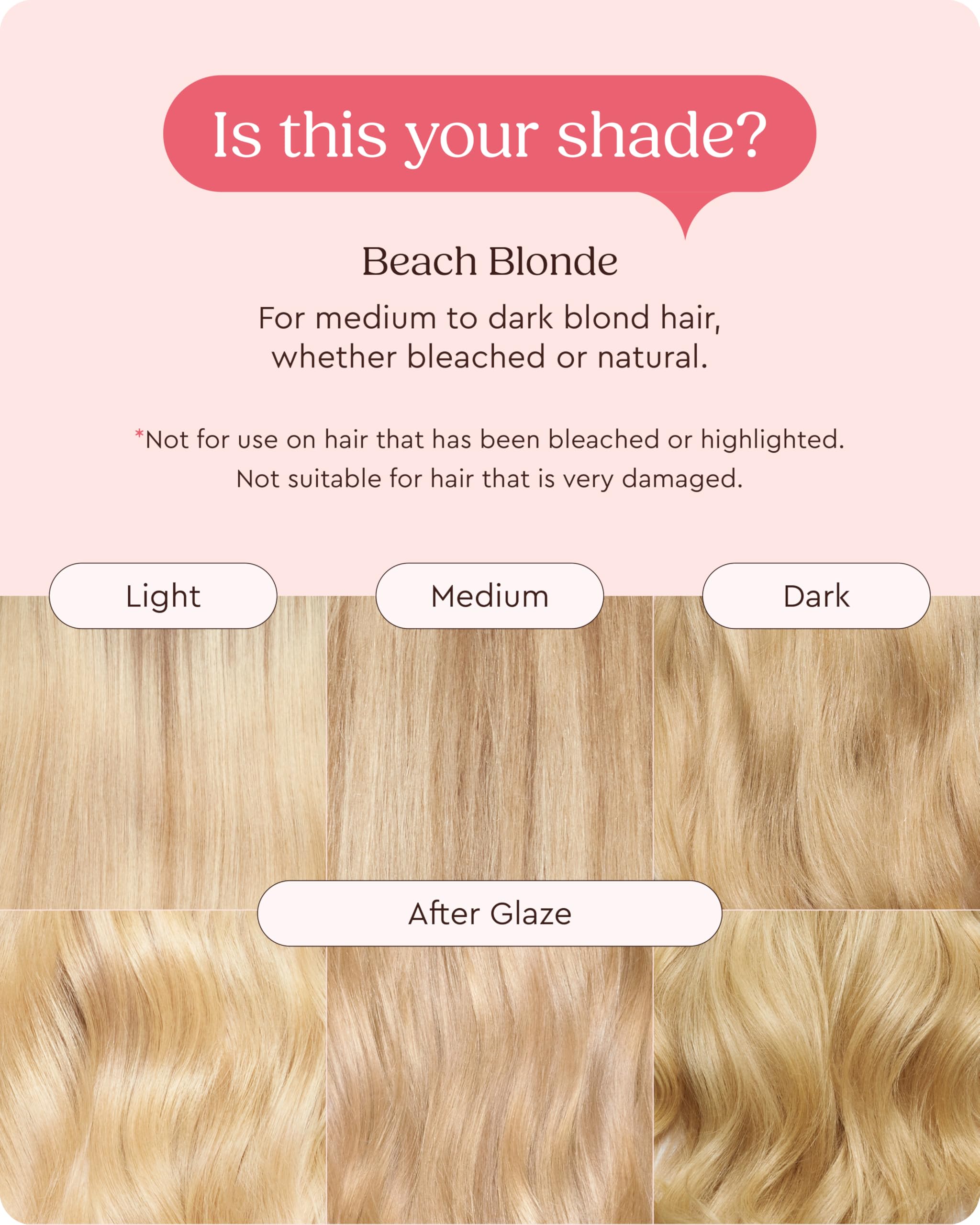 Glaze Supergloss – cheveux brillants après utilisation