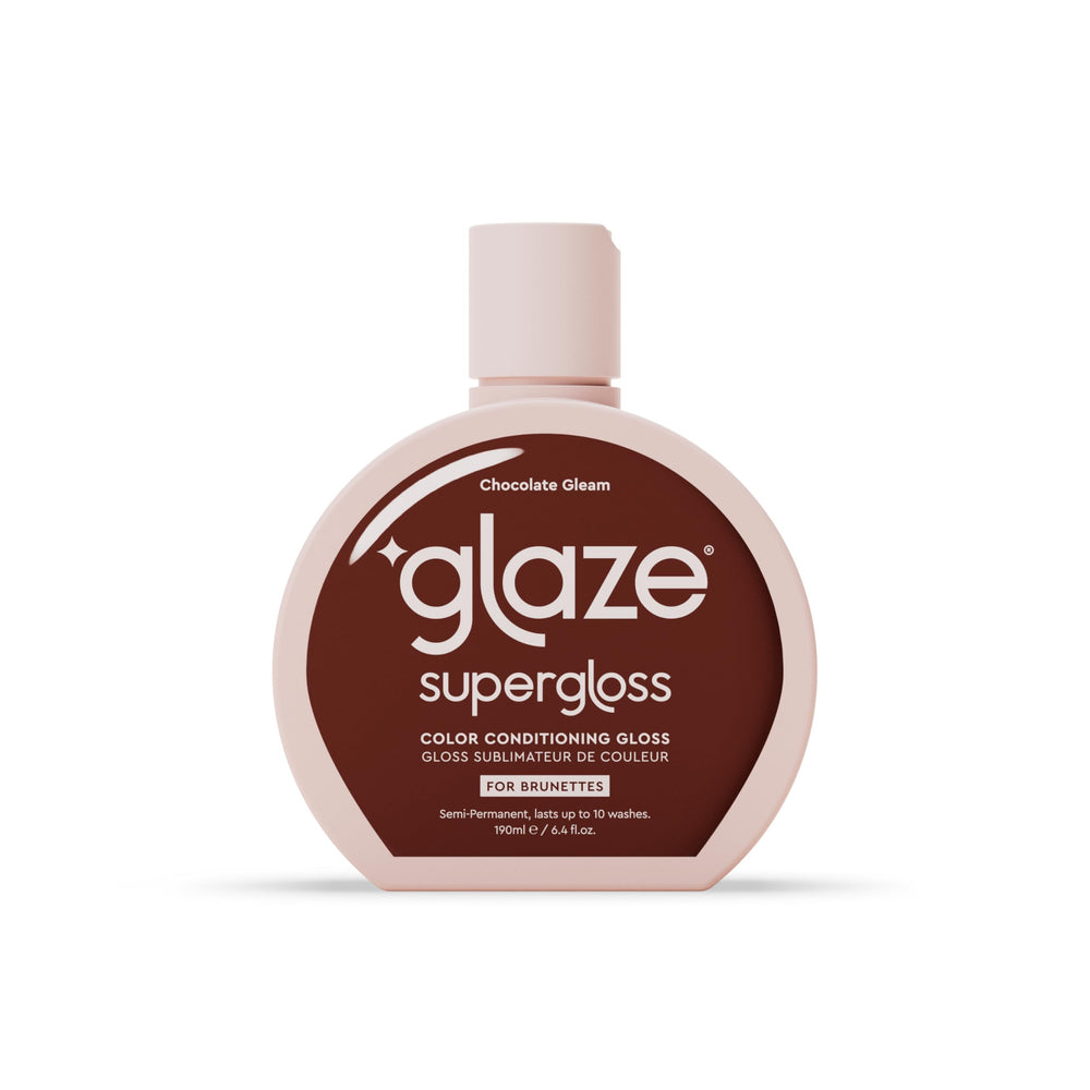 Glaze Supergloss bouteille avec pompe, application précise et brillance instantanée