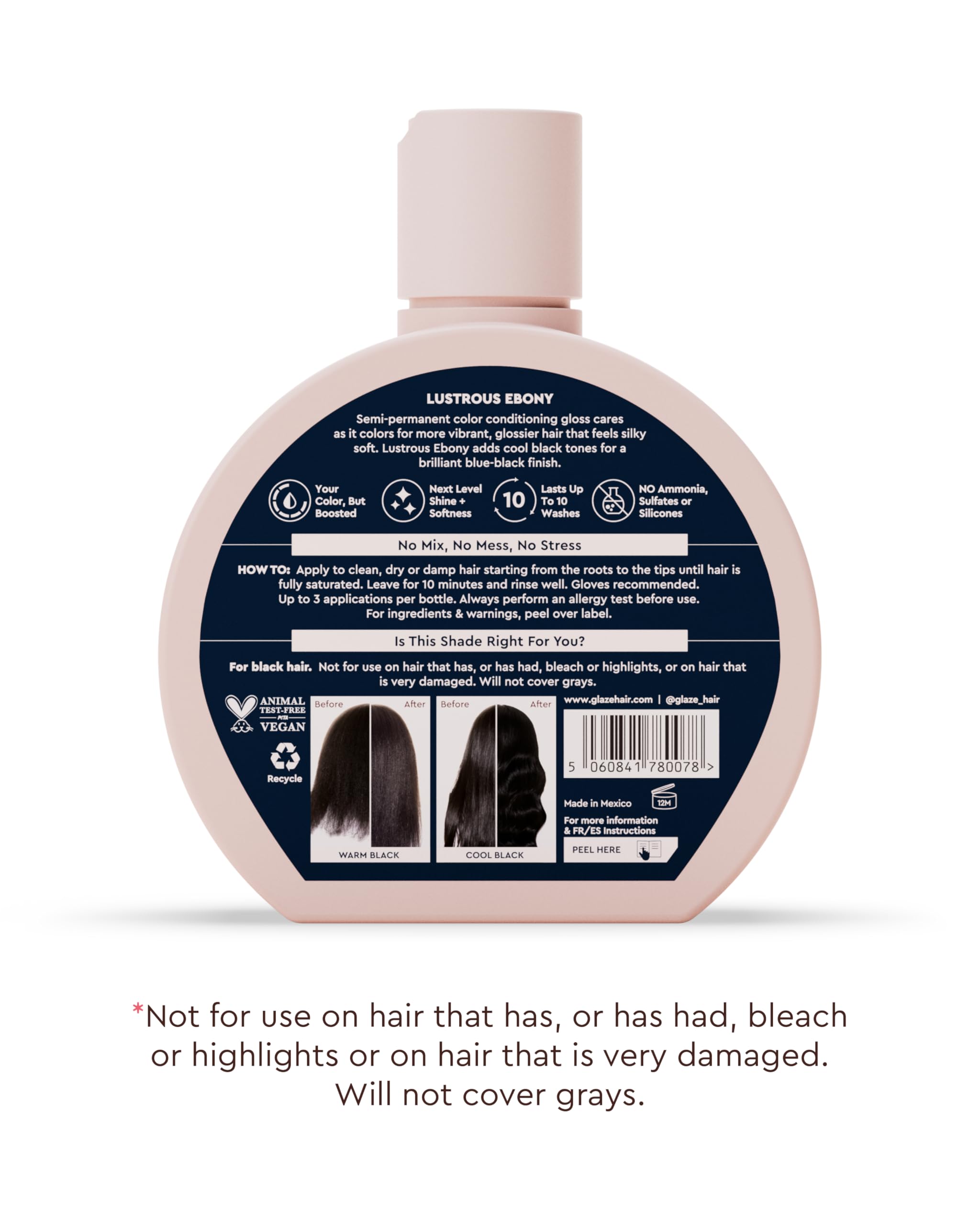 Le packaging avec pompe permet un dosage contrôlé.