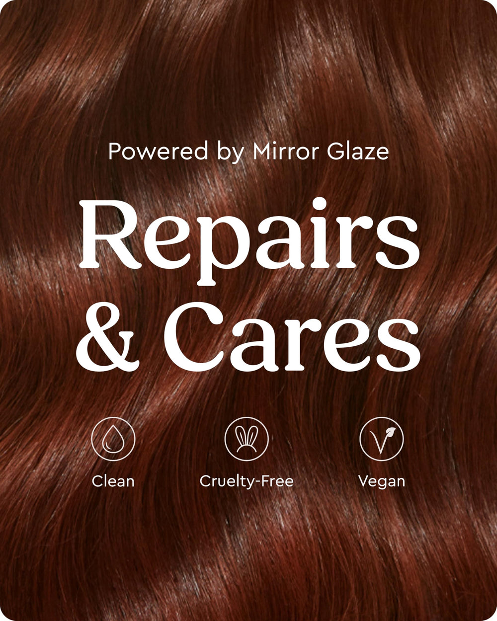 Glaze MirrorGlaze produit végane et cruelty-free, sans parabènes ni silicones