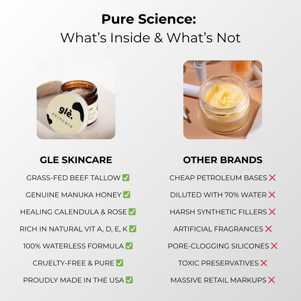 Application sur coudes et talons avec Gle Skincare, soin des zones sèches