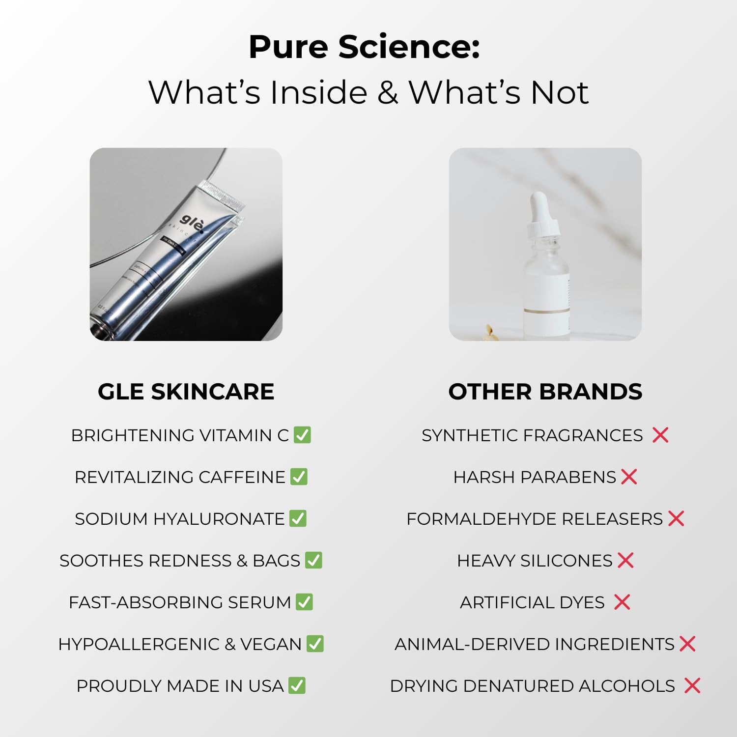 Gle Skincare œil lissage des premières rides: regard plus frais.