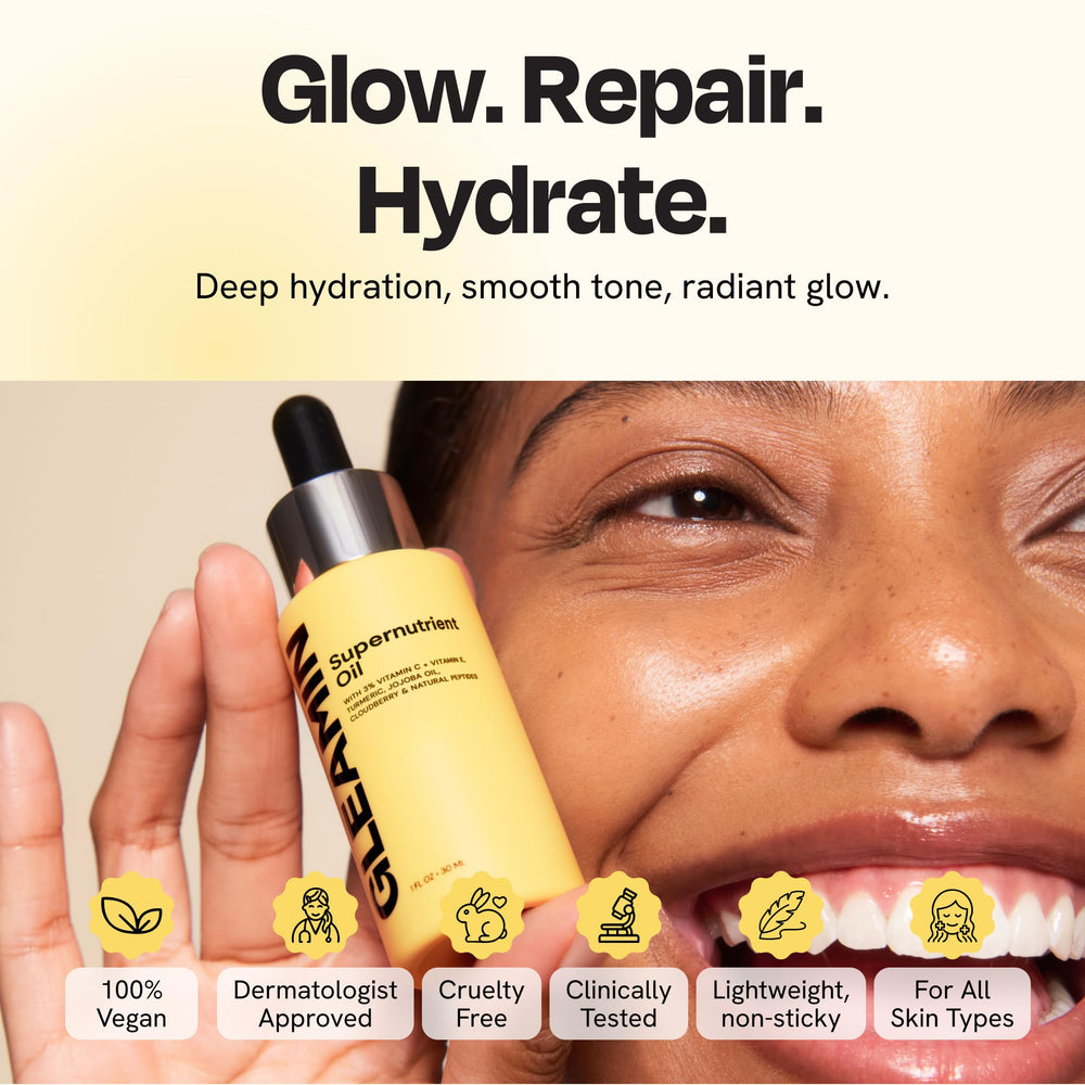 Aide à lisser les imperfections avec l'huile Gleamin