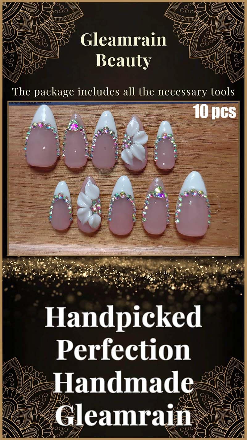 Gleamrain ongles tailles S et L pour un ajustement confortable.