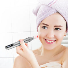 Glemme derma roller montre son design compact et portable pour les déplacements.