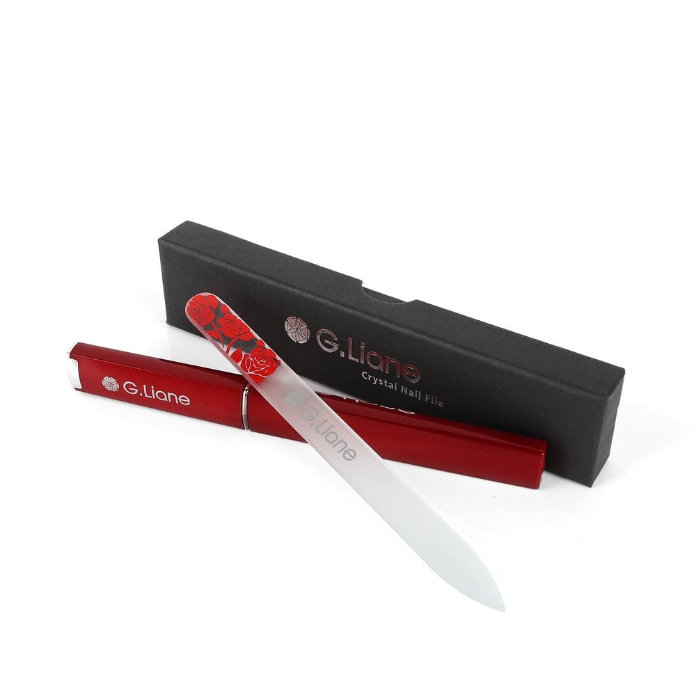 G.Liane lime en verre emballage cadeau Rose rouge, idéal comme cadeau beauté.