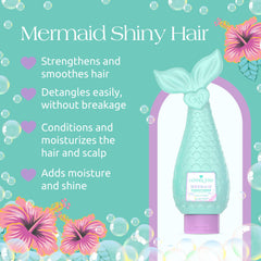 Glimmer Wish Conditionneur sirene huile coco macadamia, nourrissant sans peser