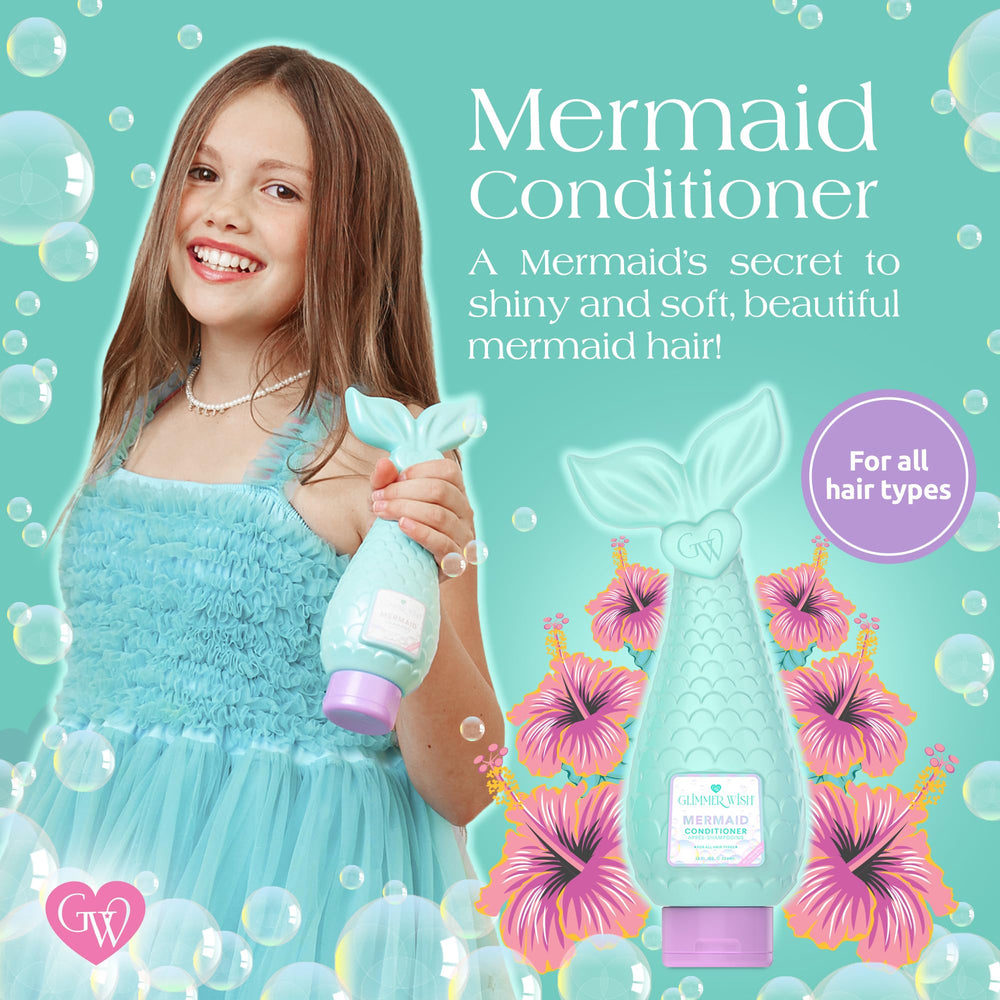 Glimmer Wish Conditionneur sirene texture creme, rend les cheveux doux et brillants