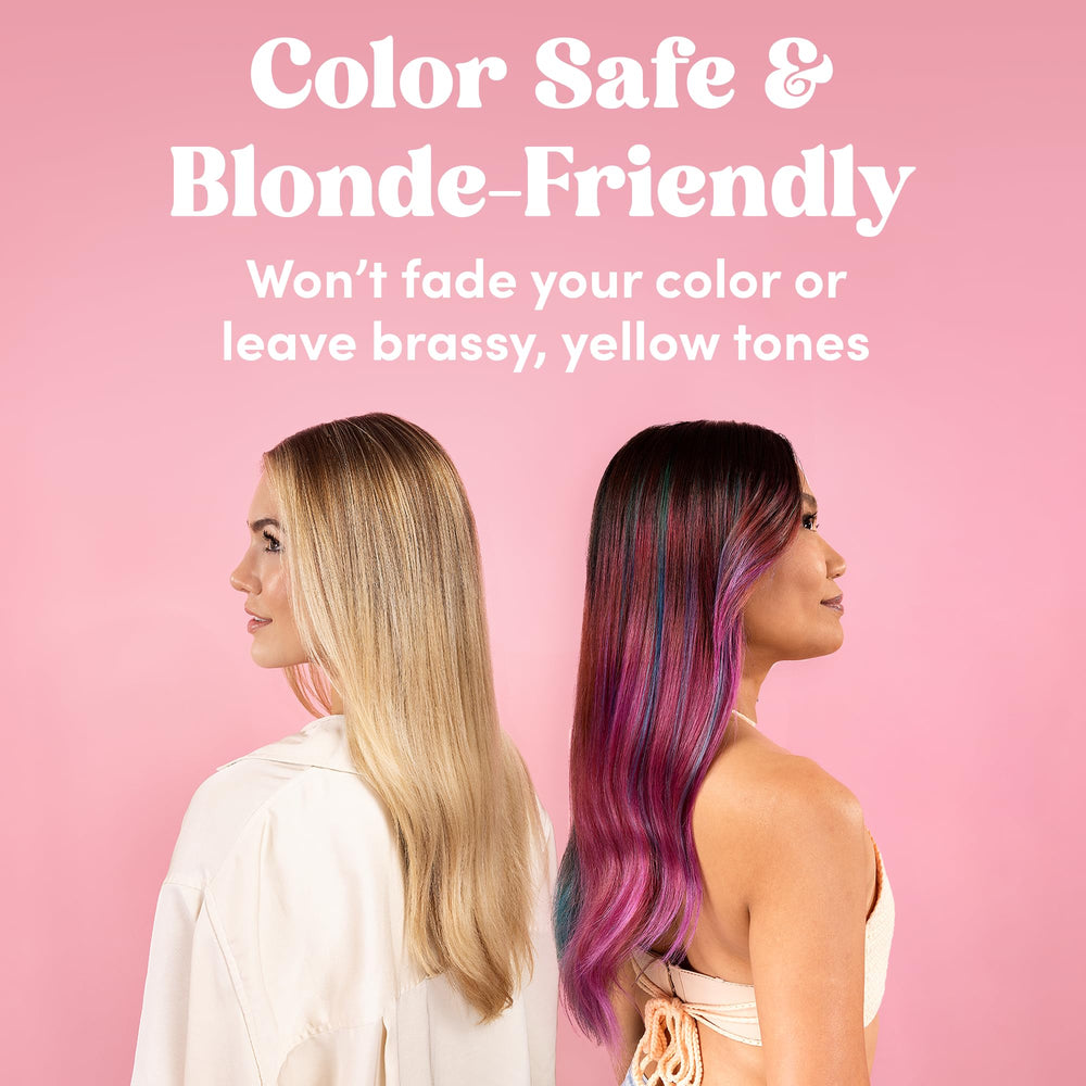 Glimmr cheveux plus doux et volumineux après soin.