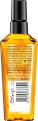 Flacon Gliss Kur Huile Argan Vitamine E nourrit en profondeur et protège les longueurs.