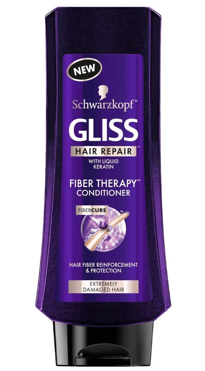 GLISS duo soin: emballage visible et format pratique pour cheveux très endommagés.