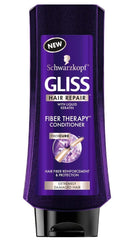GLISS duo soin: emballage visible et format pratique pour cheveux très endommagés.