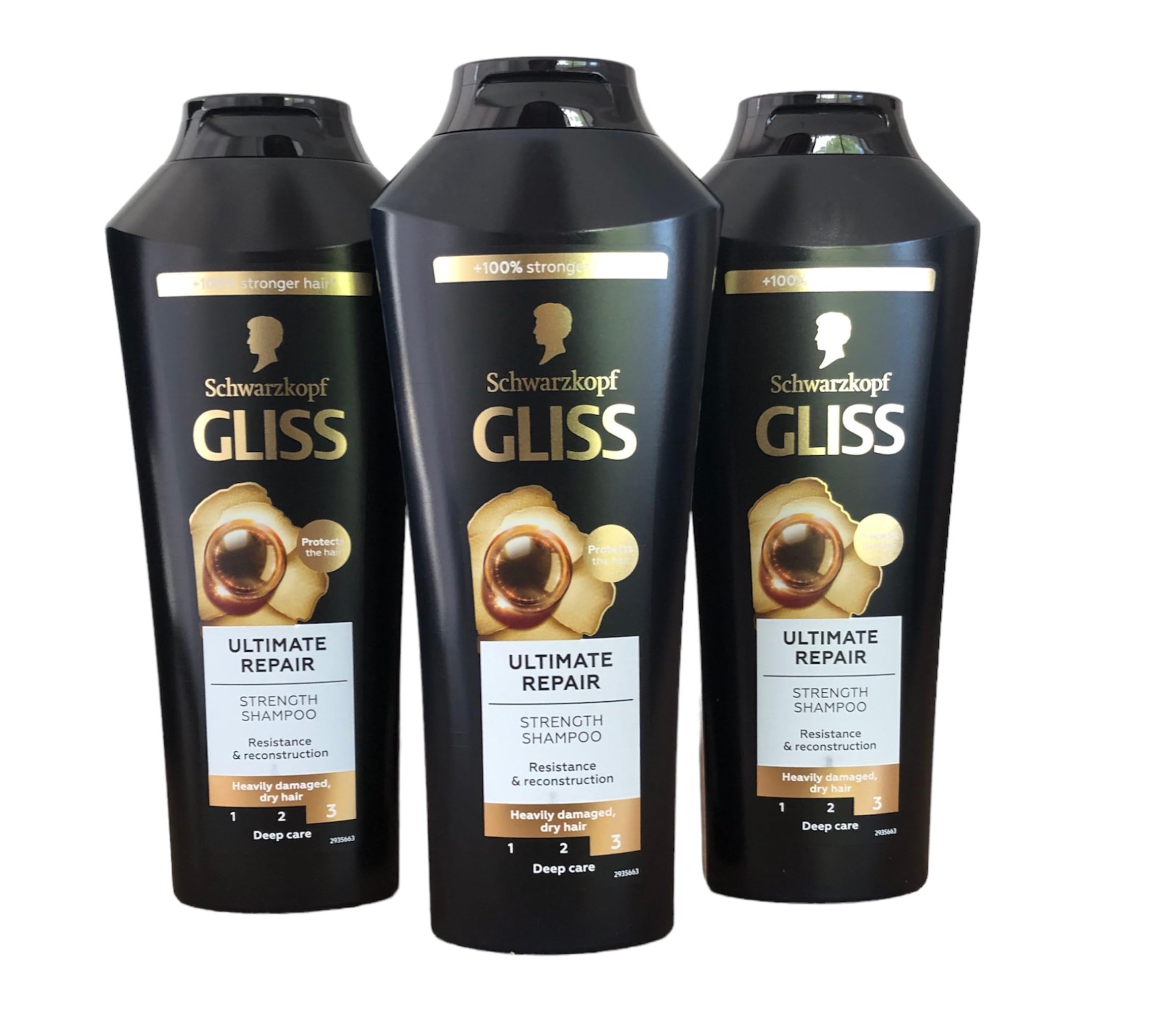 GLISS Shampoo mousse-lavage démontrant une mousse riche pour un nettoyage en douceur.