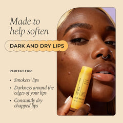 Glo Melanin baume lèvres application quotidienne rapide et efficace